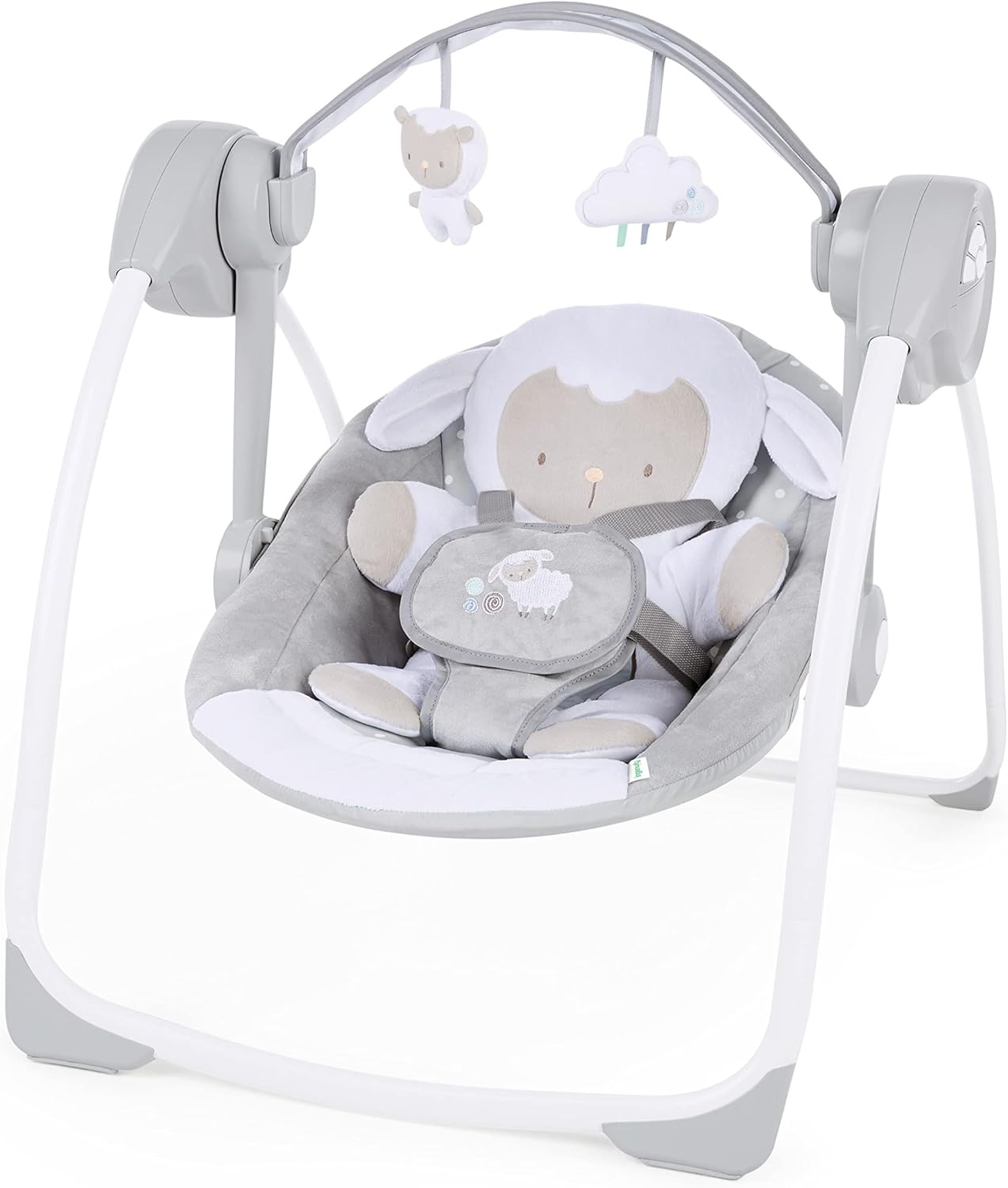 Ingenuity Comfort 2 Go Compacte Baby Schommelstoel - Cuddle Lamb (0-9 Maanden)