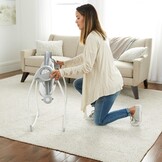 Ingenuity Comfort 2 Go Compacte Baby Schommelstoel - Cuddle Lamb (0-9 Maanden)