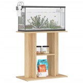 vidaXL Aquariumstandaard 60x30x60 cm bewerkt hout sonoma eikenkleurig