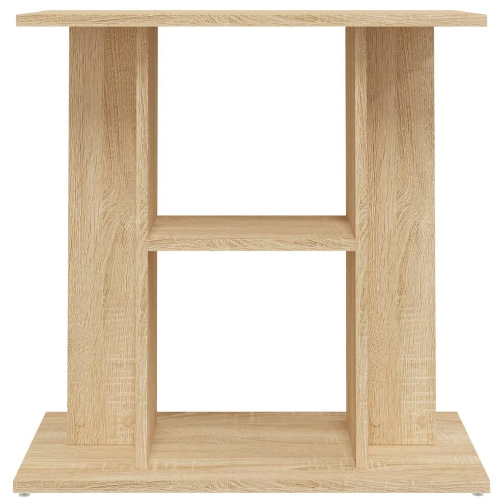 vidaXL Aquariumstandaard 60x30x60 cm bewerkt hout sonoma eikenkleurig