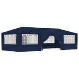 vidaXL Partytent met zijwanden professioneel 90 g/m² 4x9 m blauw