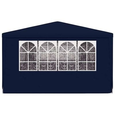 vidaXL Partytent met zijwanden professioneel 90 g/m² 4x9 m blauw