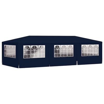 vidaXL Partytent met zijwanden professioneel 90 g/m² 4x9 m blauw