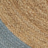 vidaXL Vloerkleed handgemaakt met olijfgroene rand 180 cm jute