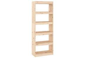vidaXL Grenenhouten Boekenkast/Kamerscherm (60x30x167,5 cm) - 34% Korting!