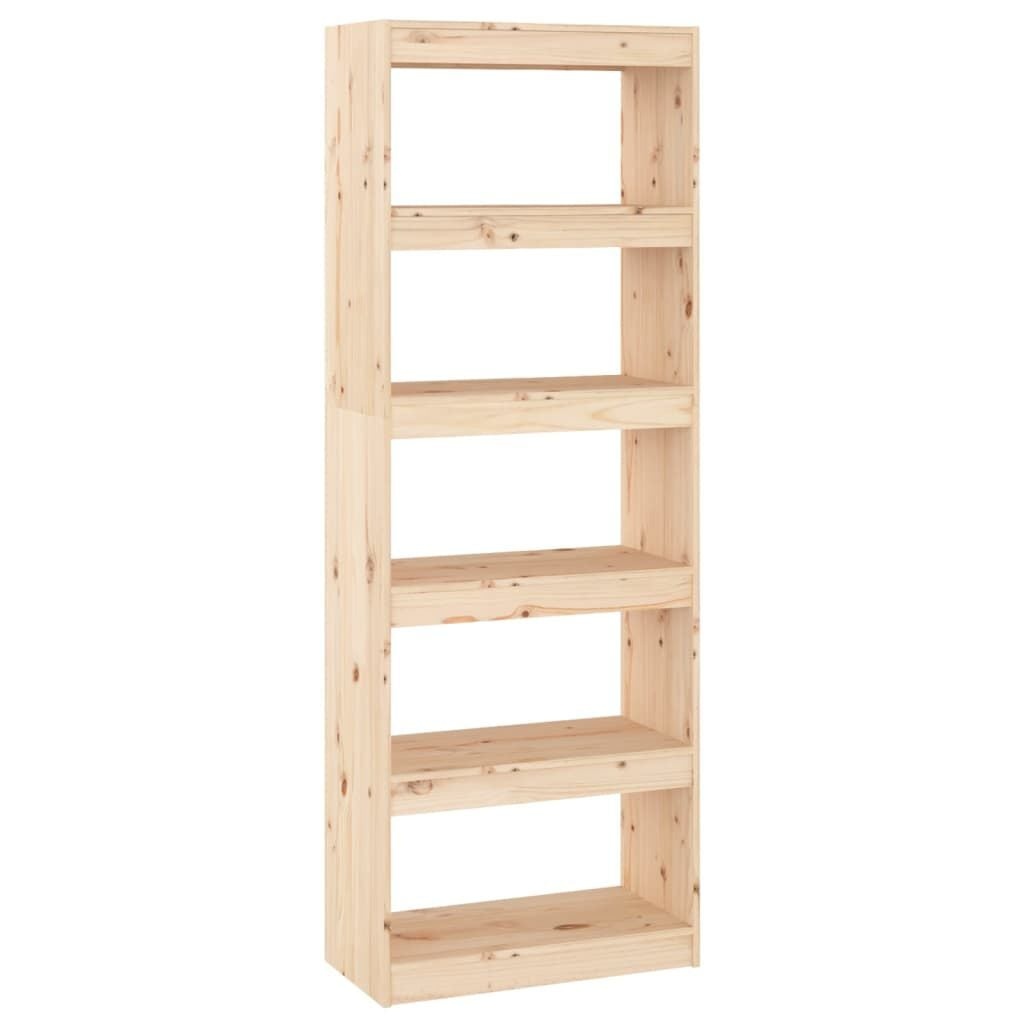 vidaXL Grenenhouten Boekenkast/Kamerscherm (60x30x167,5 cm) - 34% Korting!