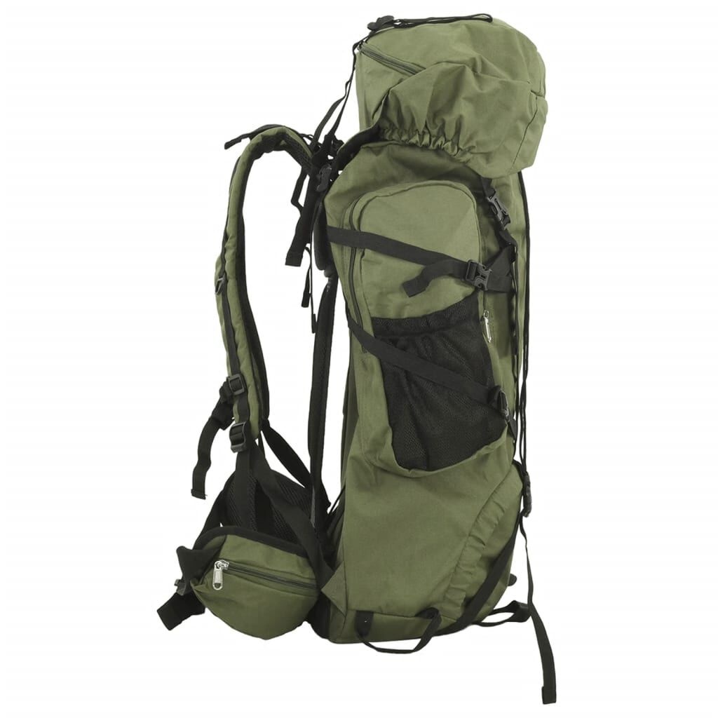 vidaXL Wandelrugzak 80 L oxford stof legergroen