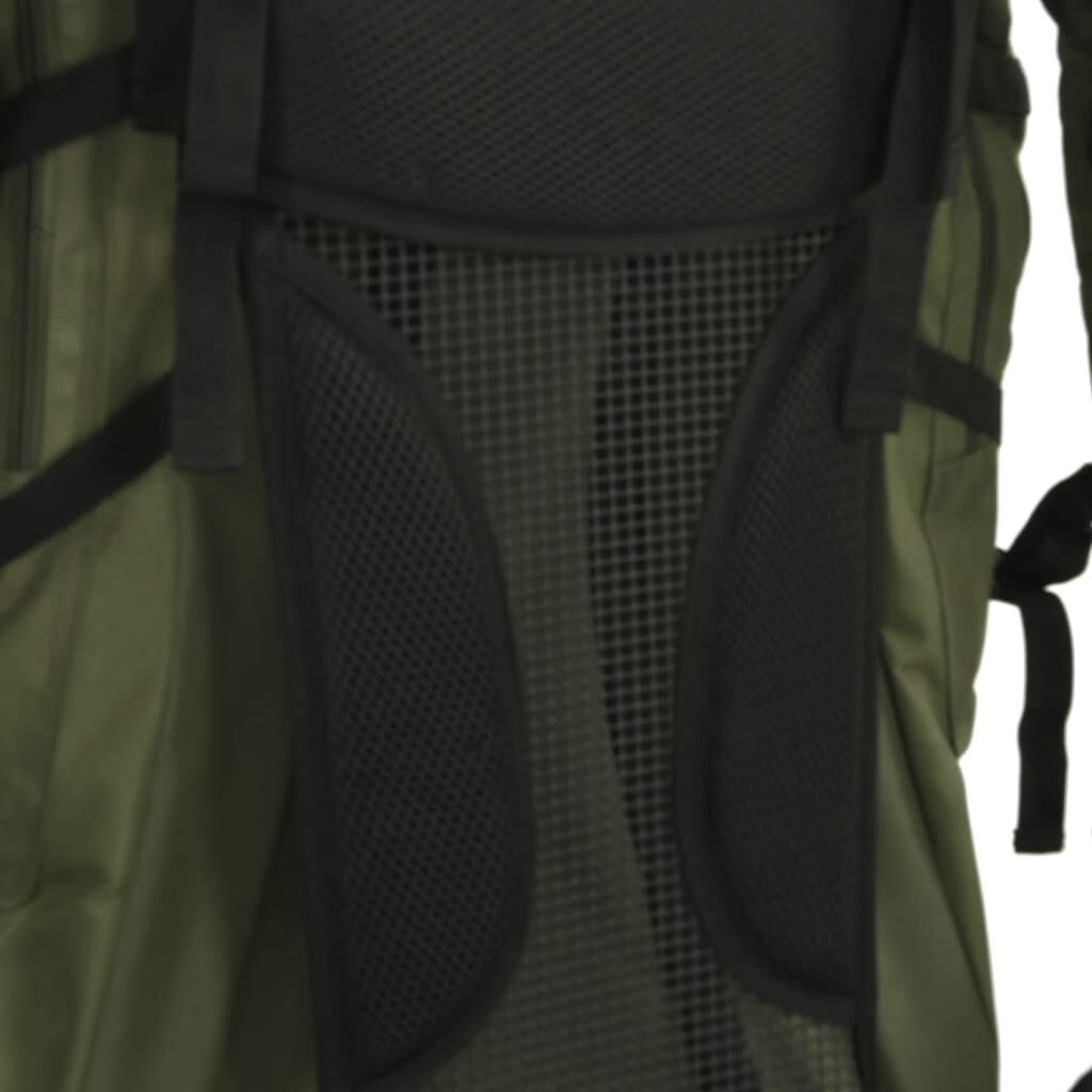 vidaXL Wandelrugzak 80 L oxford stof legergroen