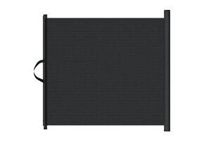 vidaXL Uittrekbaar Huisdierenhek Zwart - 82,5x125 cm - 45% Korting