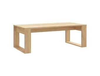 vidaXL Salontafel 102x50x35 cm bewerkt hout sonoma eikenkleurig