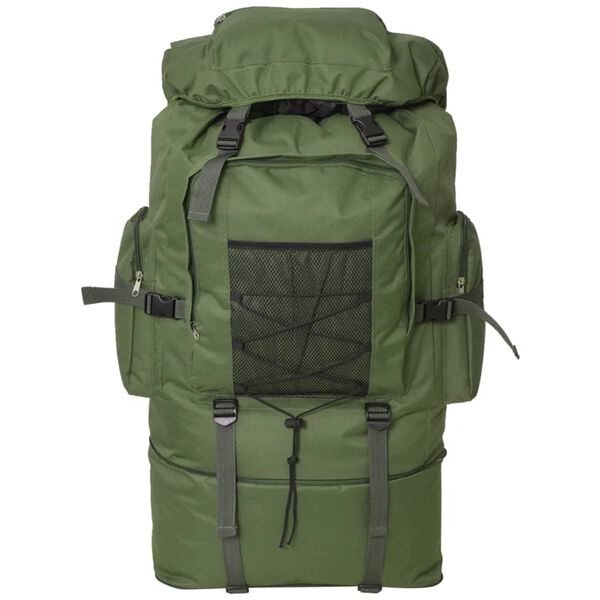 vidaXL Rugzak legerstijl XXL 100 L groen