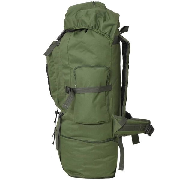 vidaXL Rugzak legerstijl XXL 100 L groen