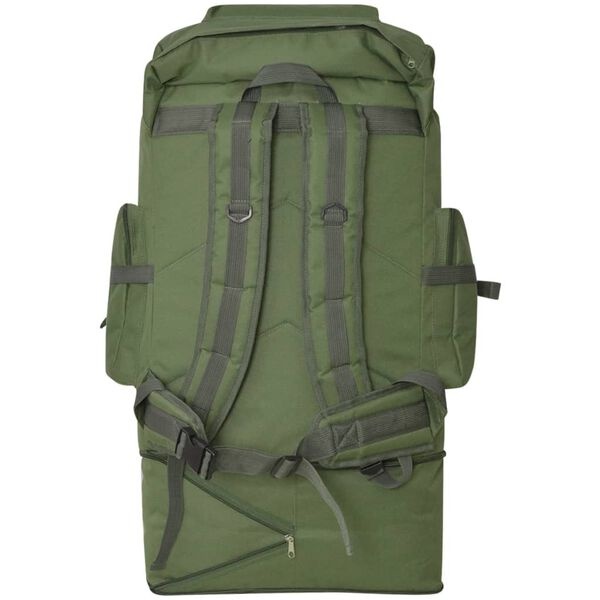 vidaXL Rugzak legerstijl XXL 100 L groen