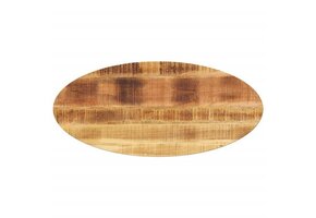 vidaXL Tafelblad Ovaal 140x50 cm Massief Mangohout - 29% Korting