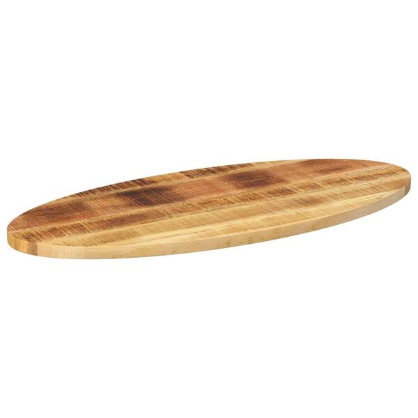 vidaXL Tafelblad ovaal 140x50x2,5 cm massief mangohout