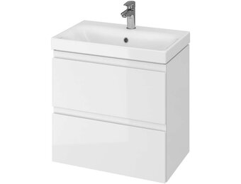 Cersanit Moduo Slim 60 Wit badkamermeubel met wastafel
