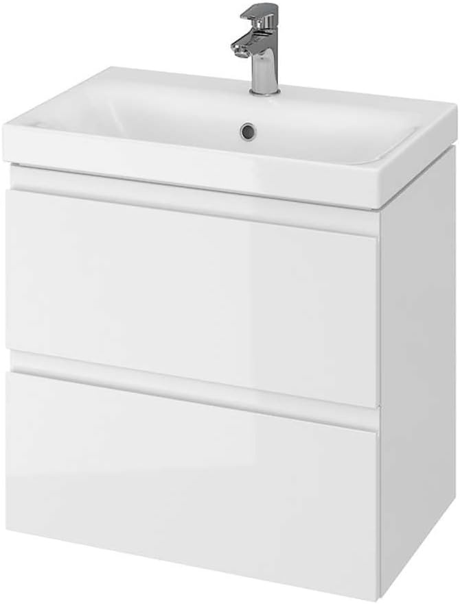 Cersanit Moduo Slim 60 Wit badkamermeubel met wastafel