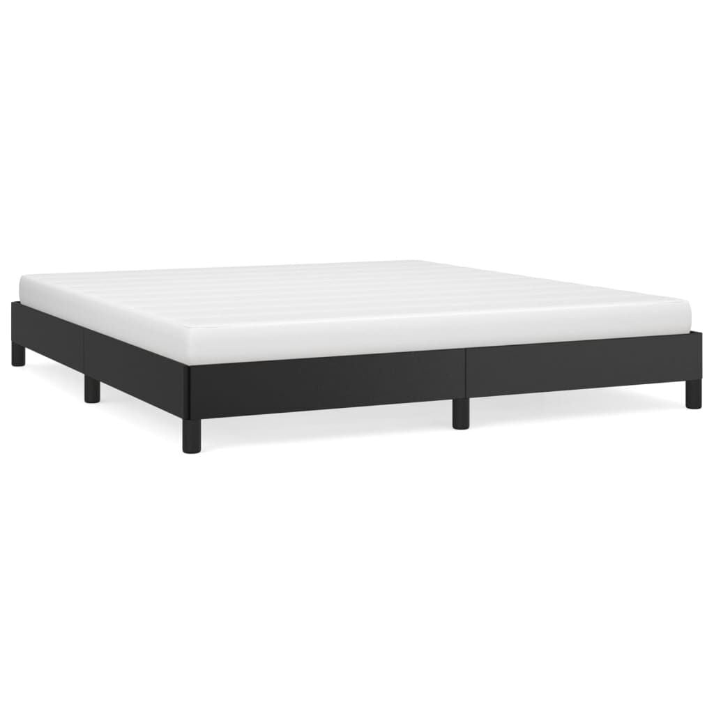 vidaXL Bedframe Kunstleer Zwart 160x200cm | Nu 34% Korting!