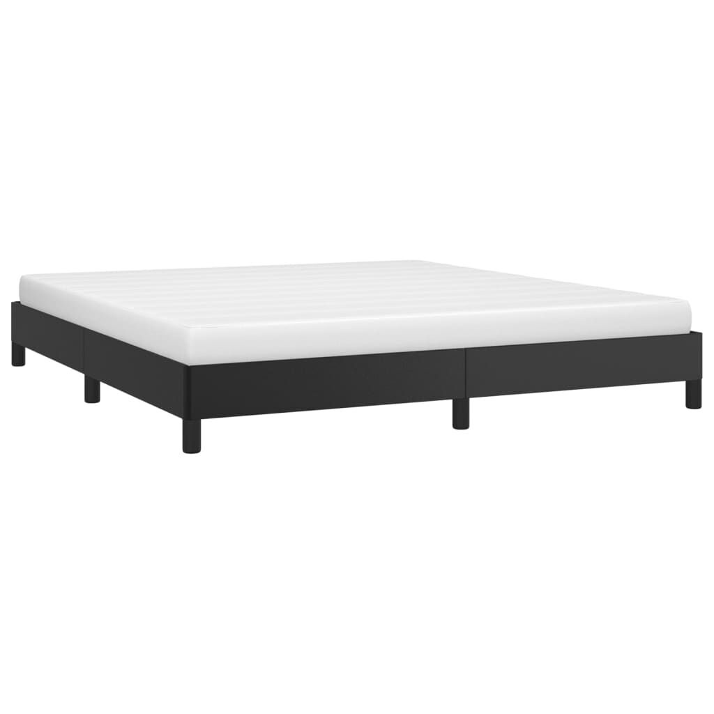 vidaXL Bedframe Kunstleer Zwart 160x200cm | Nu 34% Korting!
