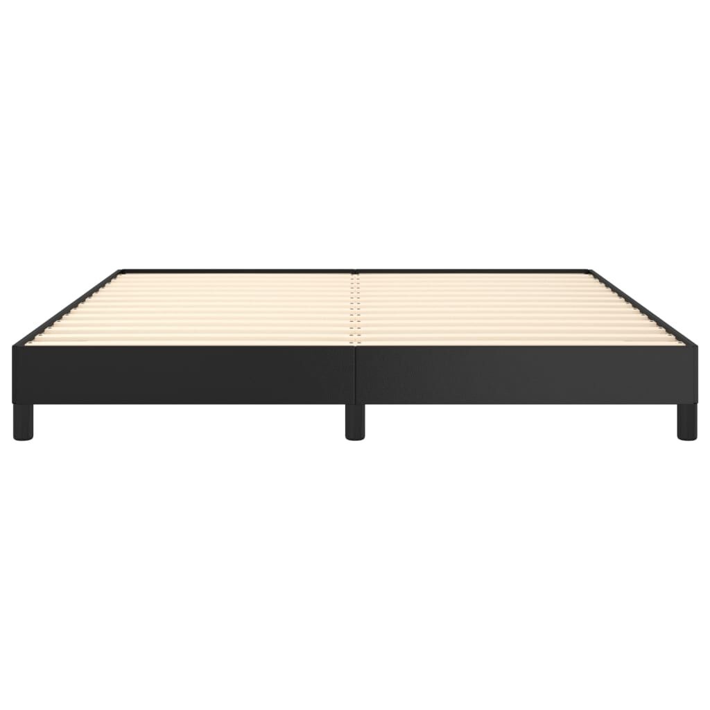 vidaXL Bedframe Kunstleer Zwart 160x200cm | Nu 34% Korting!