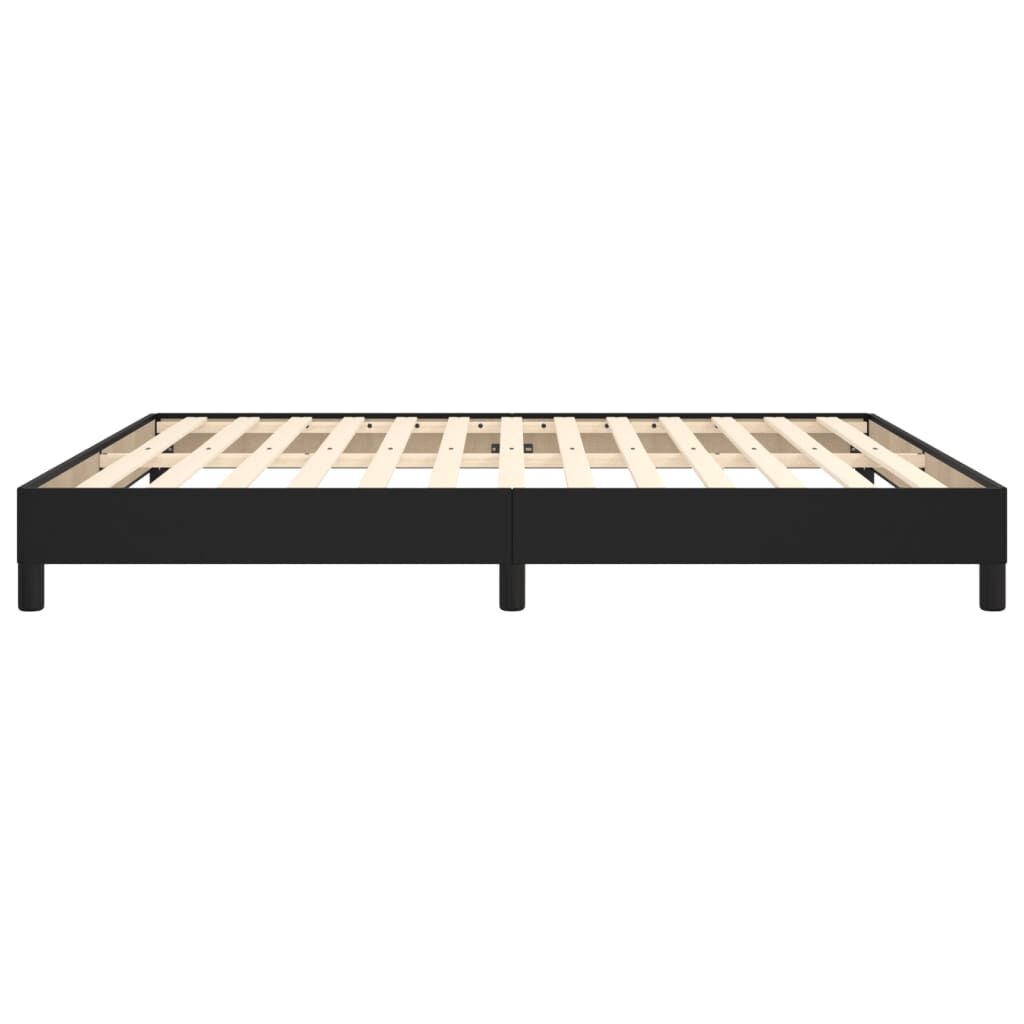 vidaXL Bedframe Kunstleer Zwart 160x200cm | Nu 34% Korting!