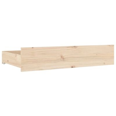 vidaXL Bedlades 4 st massief grenenhout
