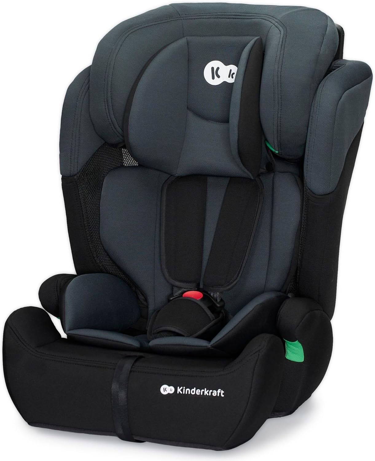 Kinderkraft COMFORT UP I-SIZE 76-150 cm Autostoeltje 9-36 kg, afstelbare hoofdsteun, veiligheidssystemen, Diepe zitting, Eenvoudig te reinigen, Groep 1/2/3, tot 12 jaar, zwart