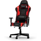 DXRacer Prince P132 Gaming Stoel Faux Leer Zwart-Rood tot 185 cm