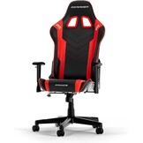 DXRacer Prince P132 Gaming Stoel Faux Leer Zwart-Rood tot 185 cm