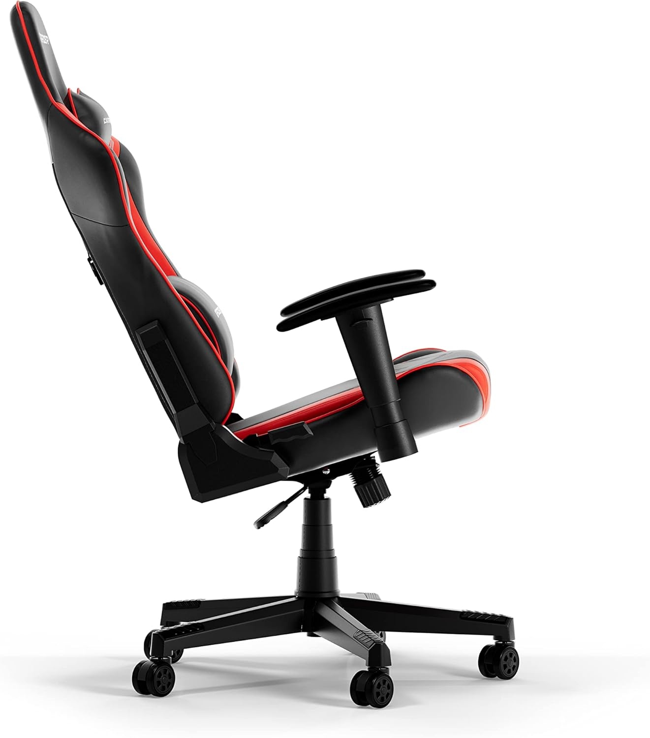 DXRacer Prince P132 Gaming Stoel Faux Leer Zwart-Rood tot 185 cm