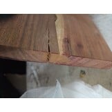 Acaciahout Wandschap met Natuurlijke Rand 80x20 cm - 53% Korting!