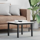 vidaXL Salontafel Wit 50 x 50 x 36 cm Massief grenenhout