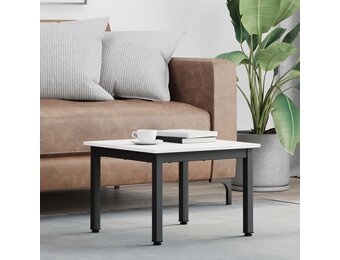 vidaXL Salontafel Wit 50 x 50 x 36 cm Massief grenenhout