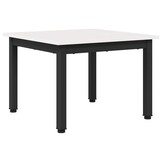 vidaXL Salontafel Wit 50 x 50 x 36 cm Massief grenenhout