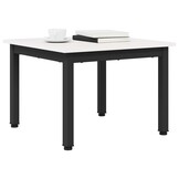 vidaXL Salontafel Wit 50 x 50 x 36 cm Massief grenenhout