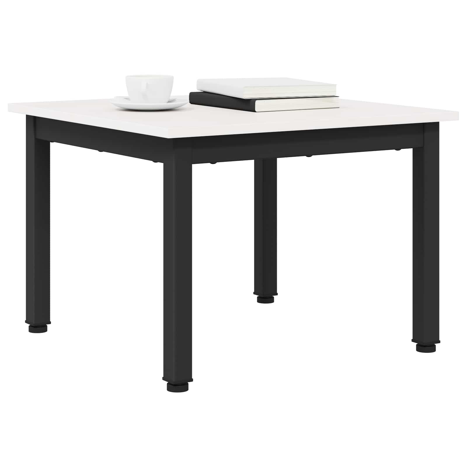 vidaXL Salontafel Wit 50 x 50 x 36 cm Massief grenenhout