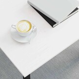 vidaXL Salontafel Wit 50 x 50 x 36 cm Massief grenenhout