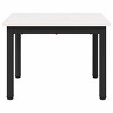 vidaXL Salontafel Wit 50 x 50 x 36 cm Massief grenenhout