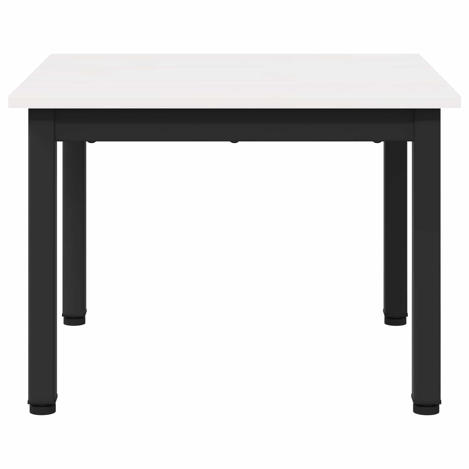 vidaXL Salontafel Wit 50 x 50 x 36 cm Massief grenenhout