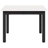 vidaXL Salontafel Wit 50 x 50 x 36 cm Massief grenenhout