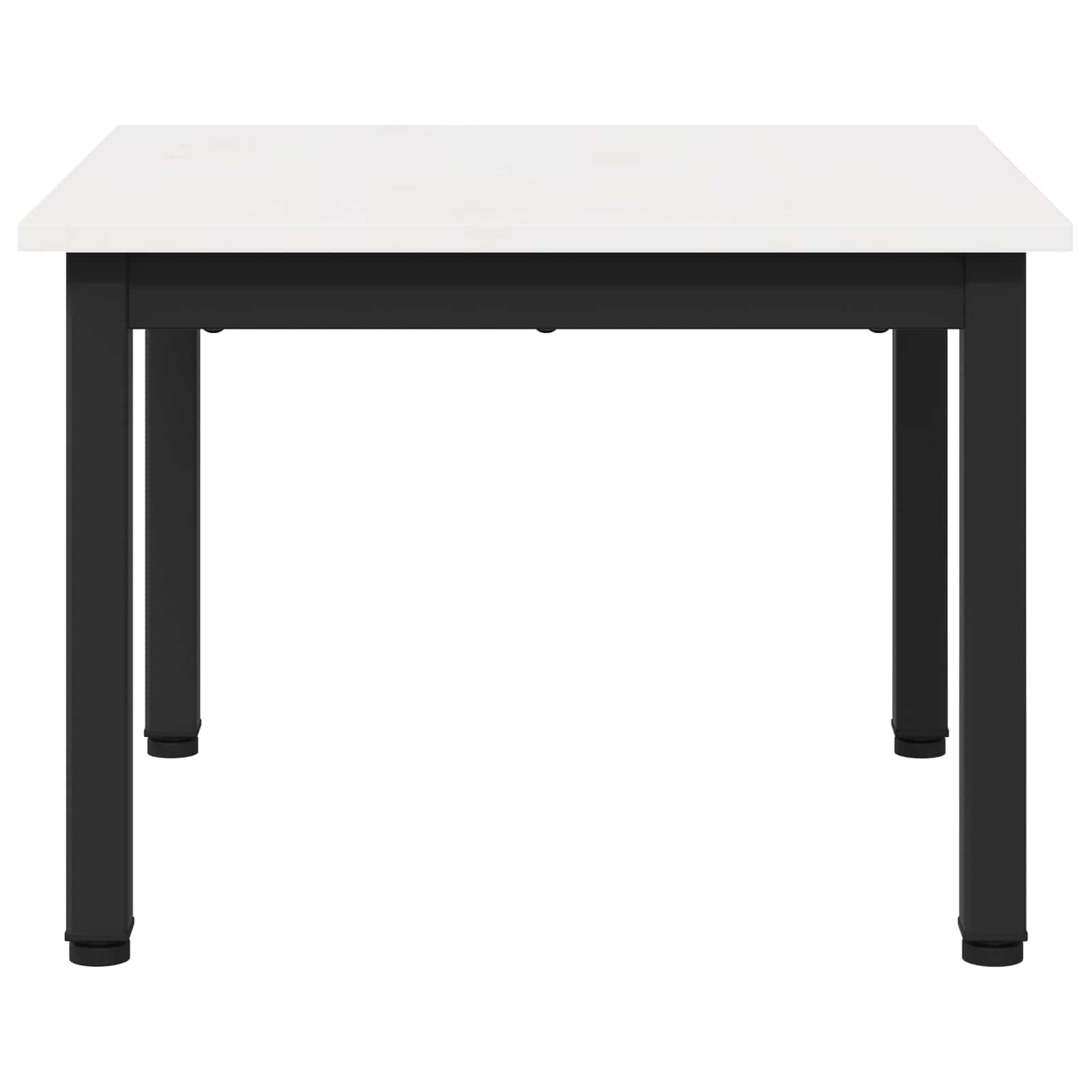 vidaXL Salontafel Wit 50 x 50 x 36 cm Massief grenenhout