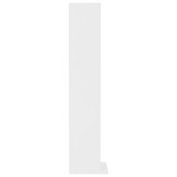 vidaXL Cd-kast 21x20x88 cm bewerkt hout wit