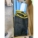 Trampoline met net - Ø 140 cm - tot 45 kg - blauw geel