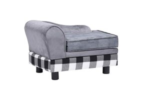 Hondenbank Grijs Pluche - 46% Korting