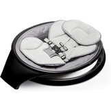 Munchkin Elektrische babyschommel | Bluetooth-ingeschakelde babyuitsmijter stoel en wip | Draagbare schommelstoel en zachte stuiterende stoel met beweging en geluiden | zwart