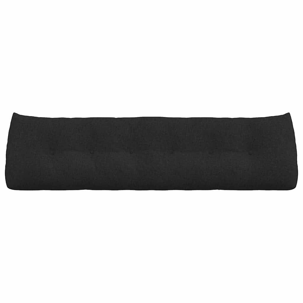vidaXL Rugkussen Zwart 180 x 24 x 50 cm Stof