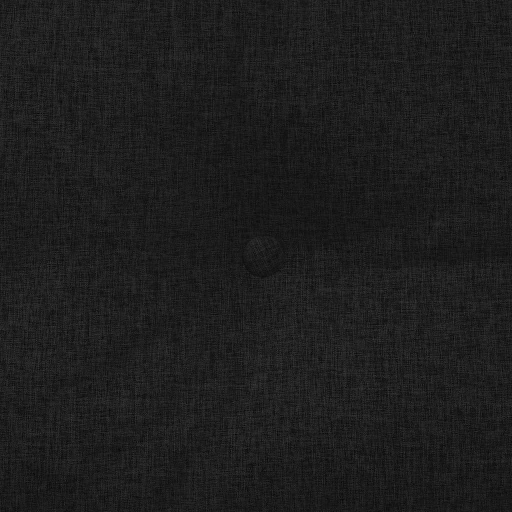 vidaXL Rugkussen Zwart 180 x 24 x 50 cm Stof