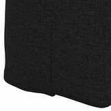 vidaXL Rugkussen Zwart 180 x 24 x 50 cm Stof