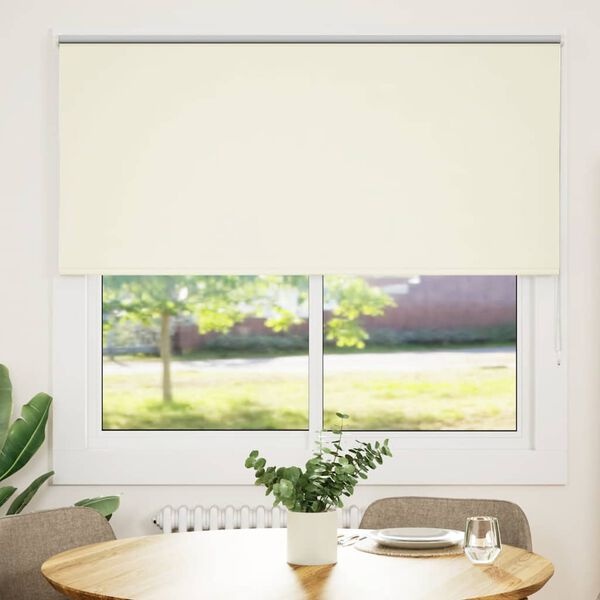 Verduisterend Rolgordijn Gebroken Wit - 145x150cm - 83% Korting