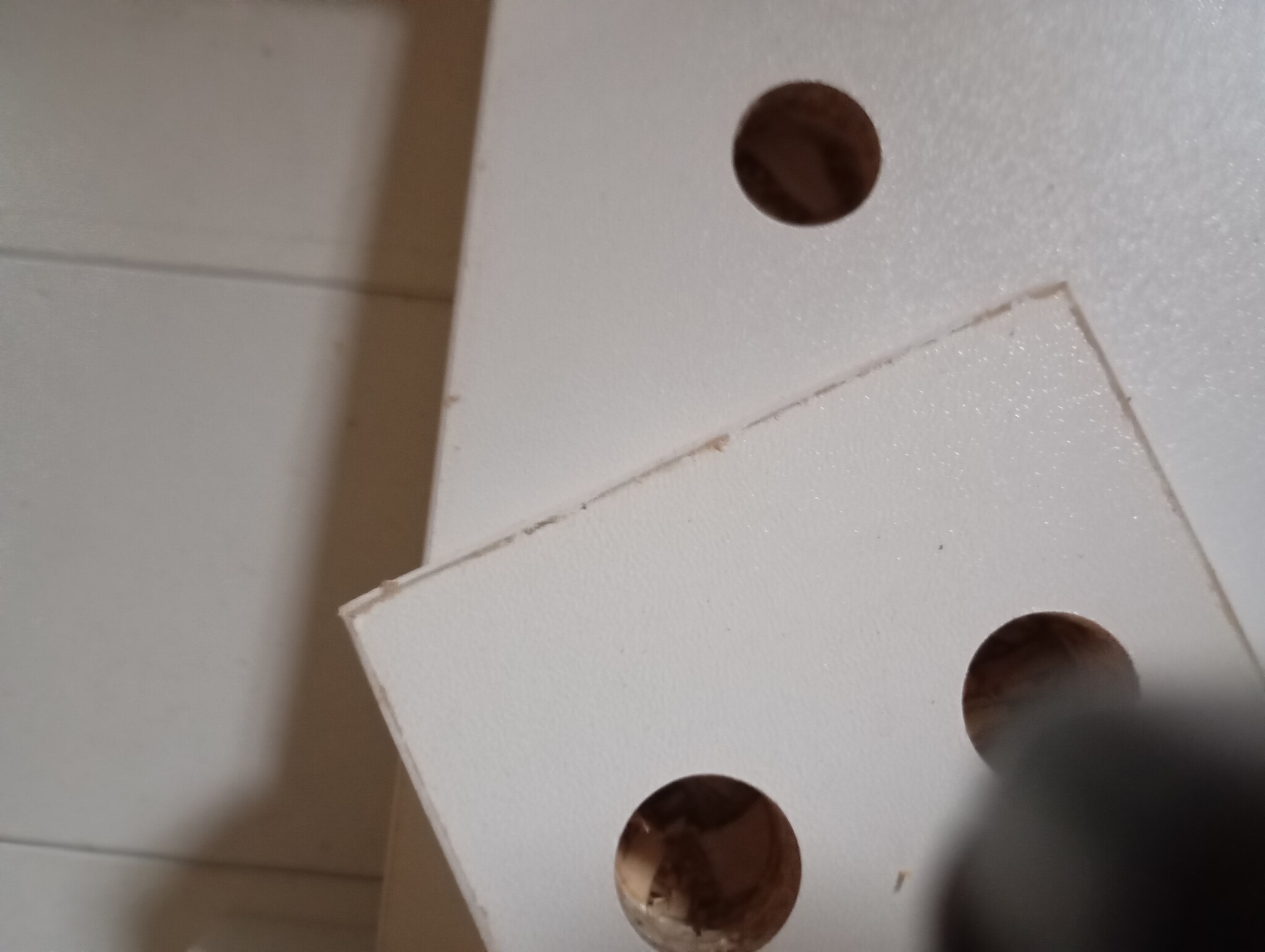 vidaXL Badkamerkast smal met wielen bewerkt hout wit